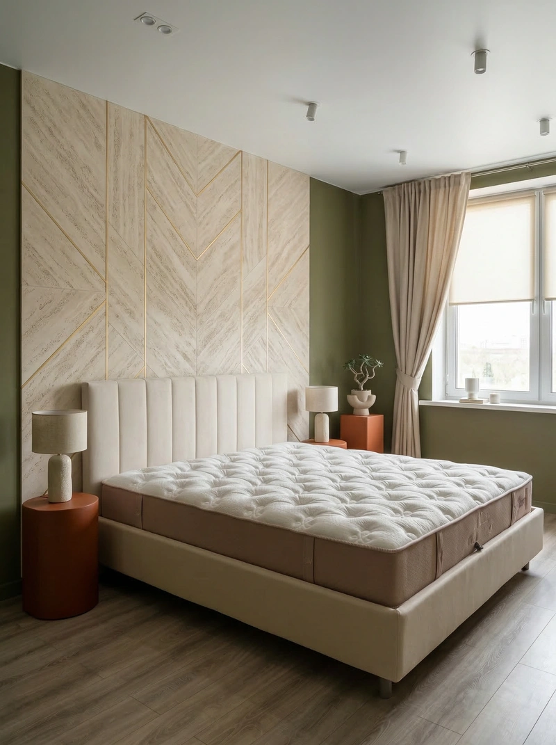 Дизайн интерьера в стиле Минимализм — Спальня от нейросети RoomGPT