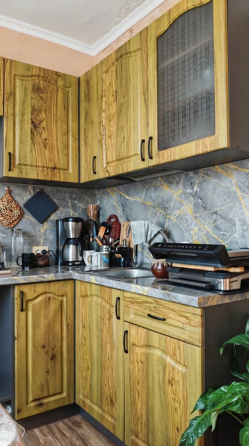 Дизайн кухни в стиле Без стиля — фото интерьера от нейросети RoomGPT