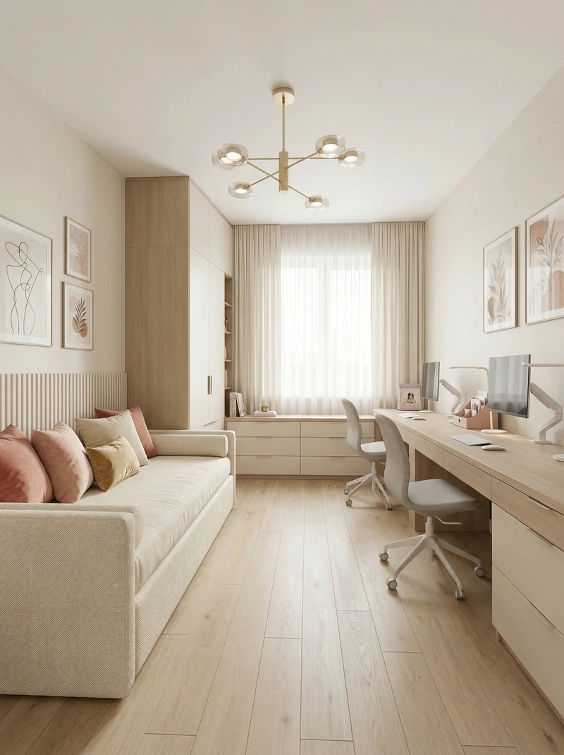 Дизайн интерьера в стиле Минимализм — Детская от нейросети RoomGPT