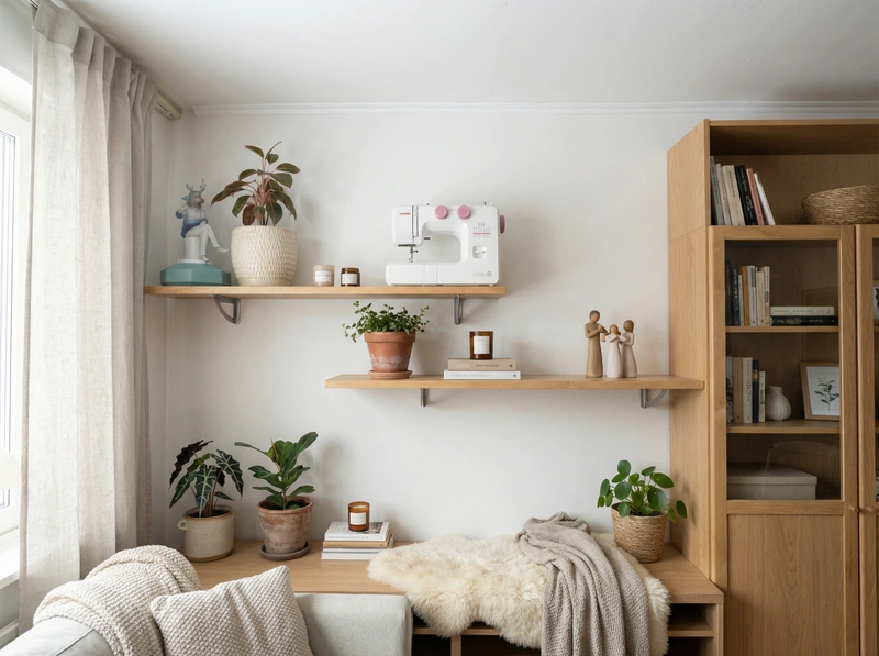 Дизайн интерьера в стиле Хюгге — Гостиная от нейросети RoomGPT