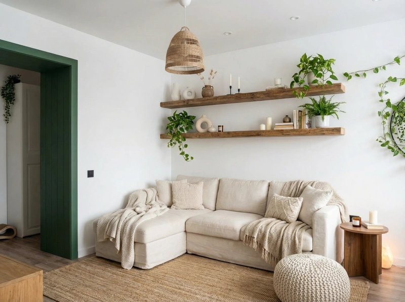 Дизайн интерьера в стиле Хюгге — Гостиная от нейросети RoomGPT