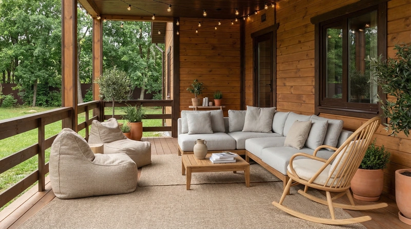 Дизайн интерьера в стиле Минимализм — Гостиная от нейросети RoomGPT