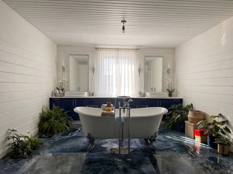 Дизайн ванной в стиле Без стиля — фото интерьера от нейросети RoomGPT