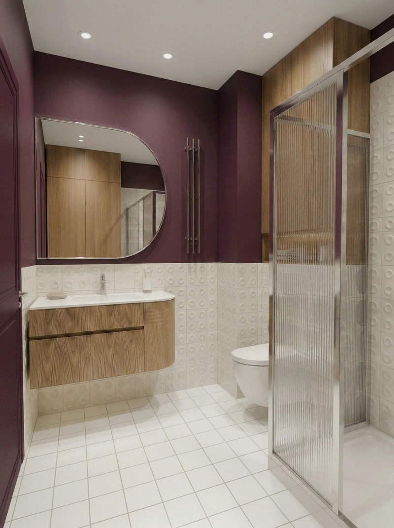 Дизайн ванной в стиле Без стиля — фото интерьера от нейросети RoomGPT