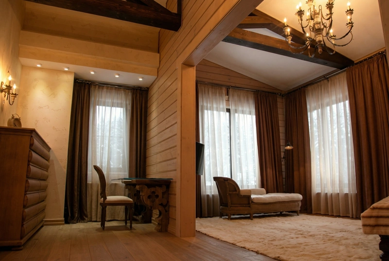 Дизайн спальни в стиле Классика — фото интерьера от нейросети RoomGPT