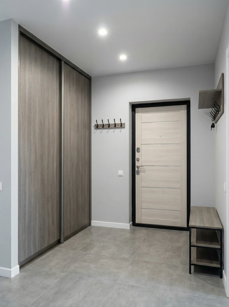 Дизайн интерьера в стиле Сканди — Прихожая от нейросети RoomGPT