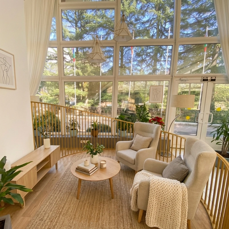 Дизайн интерьера в стиле Хюгге — Гостиная от нейросети RoomGPT