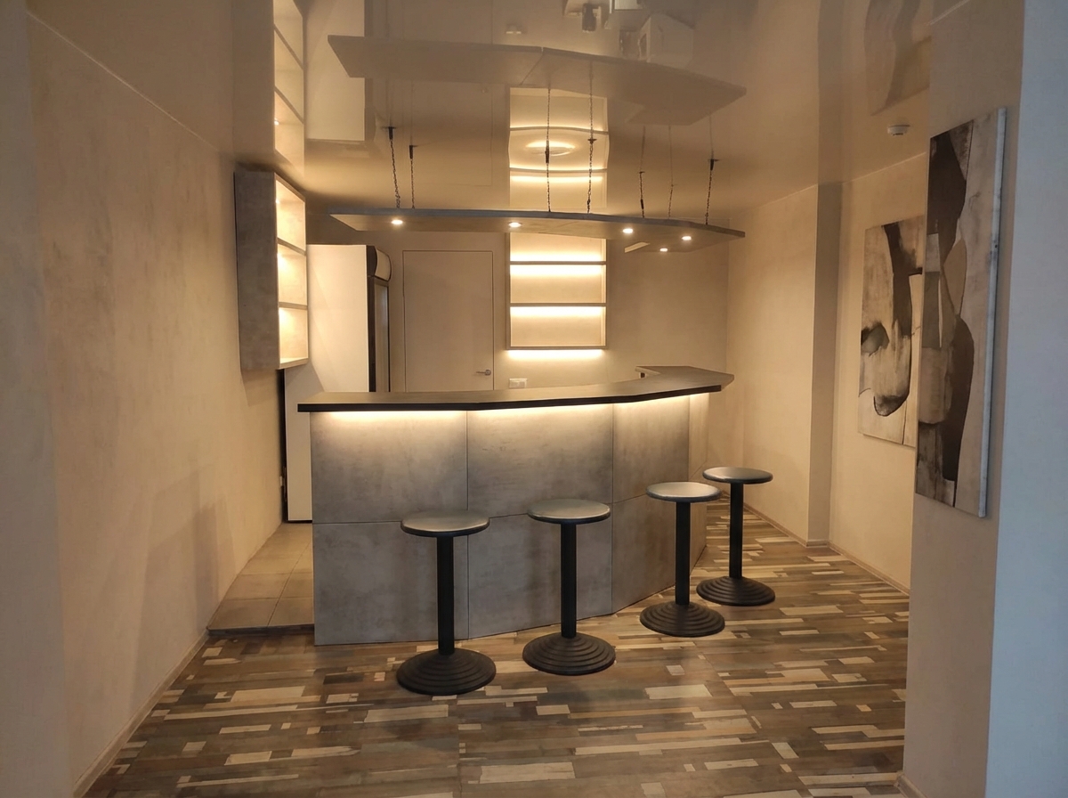 Дизайн гостиной в стиле Минимализм — фото интерьера от нейросети RoomGPT