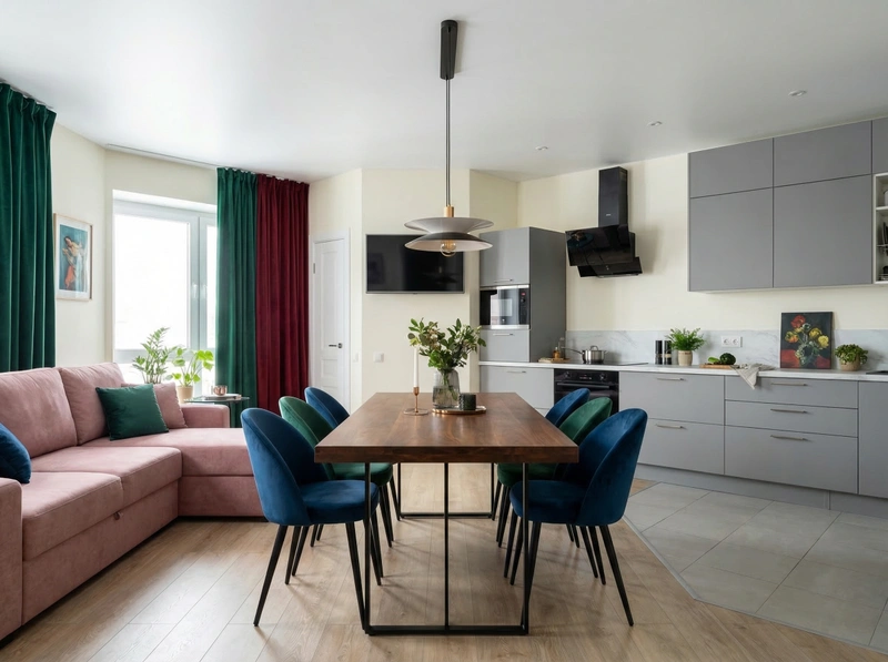 Дизайн кухни в стиле Британский — фото интерьера от нейросети RoomGPT