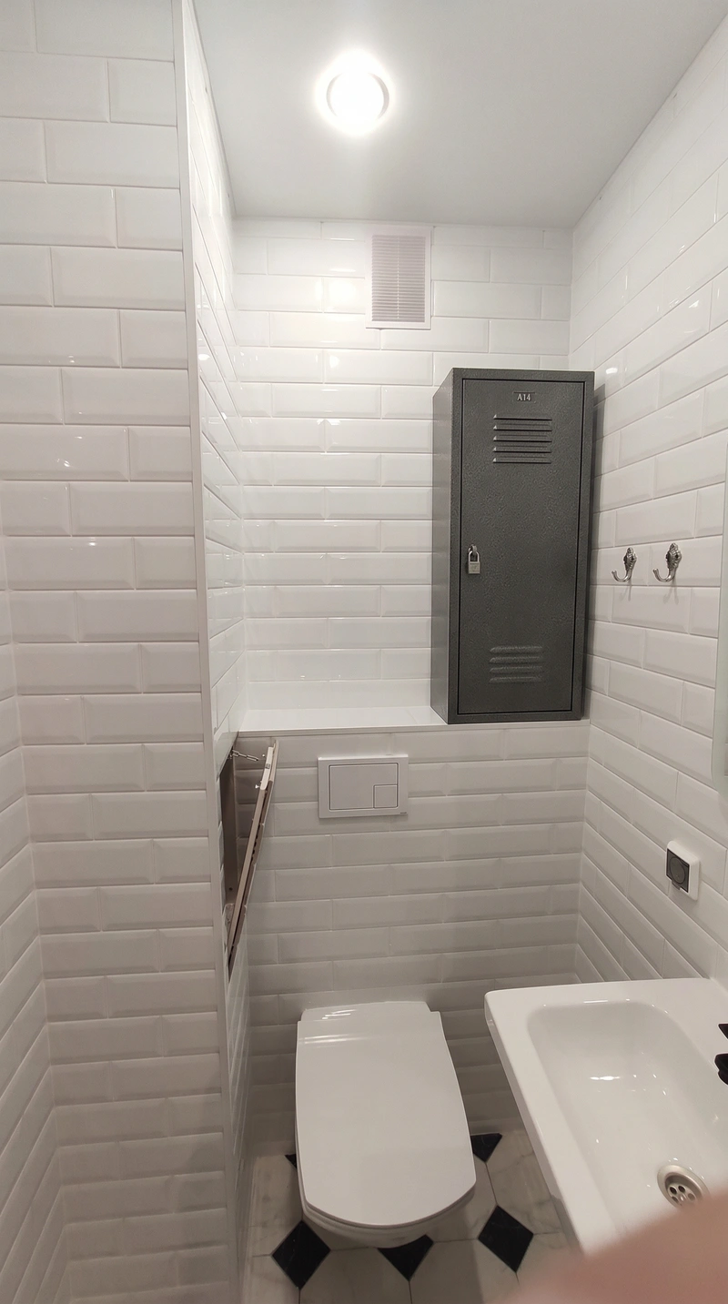 Дизайн ванной в стиле Без стиля — фото интерьера от нейросети RoomGPT