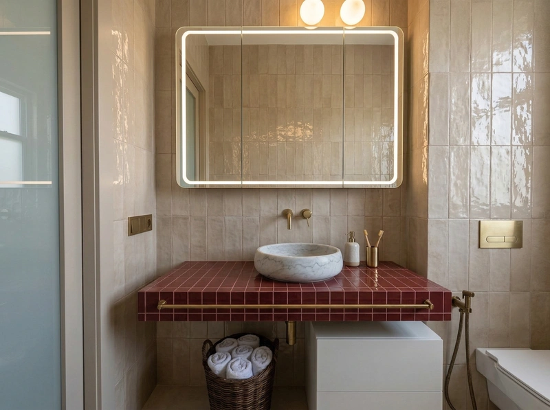 Дизайн ванной в стиле Без стиля — фото интерьера от нейросети RoomGPT