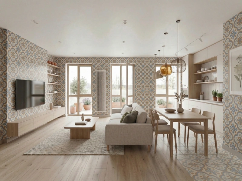 Дизайн гостиной в стиле Без стиля — фото интерьера от нейросети RoomGPT