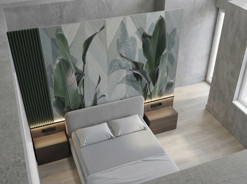 Дизайн интерьера в стиле Минимализм — Спальня от нейросети RoomGPT