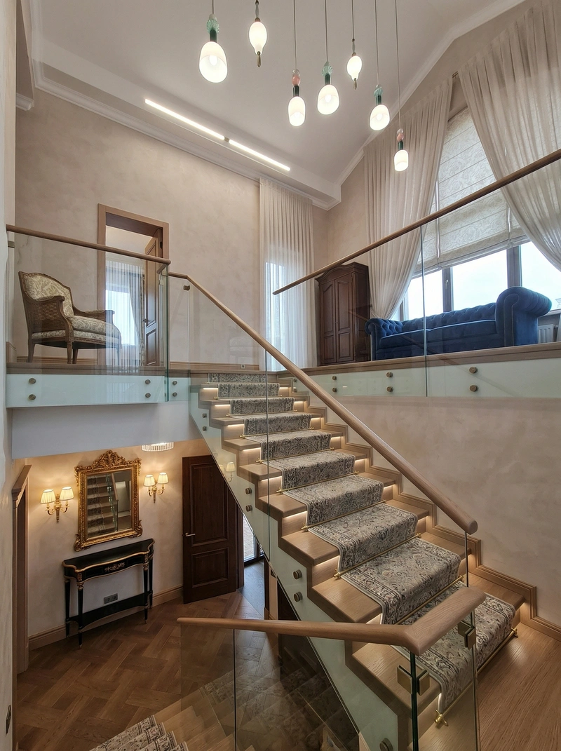 Дизайн гостиной в стиле Классика — фото интерьера от нейросети RoomGPT