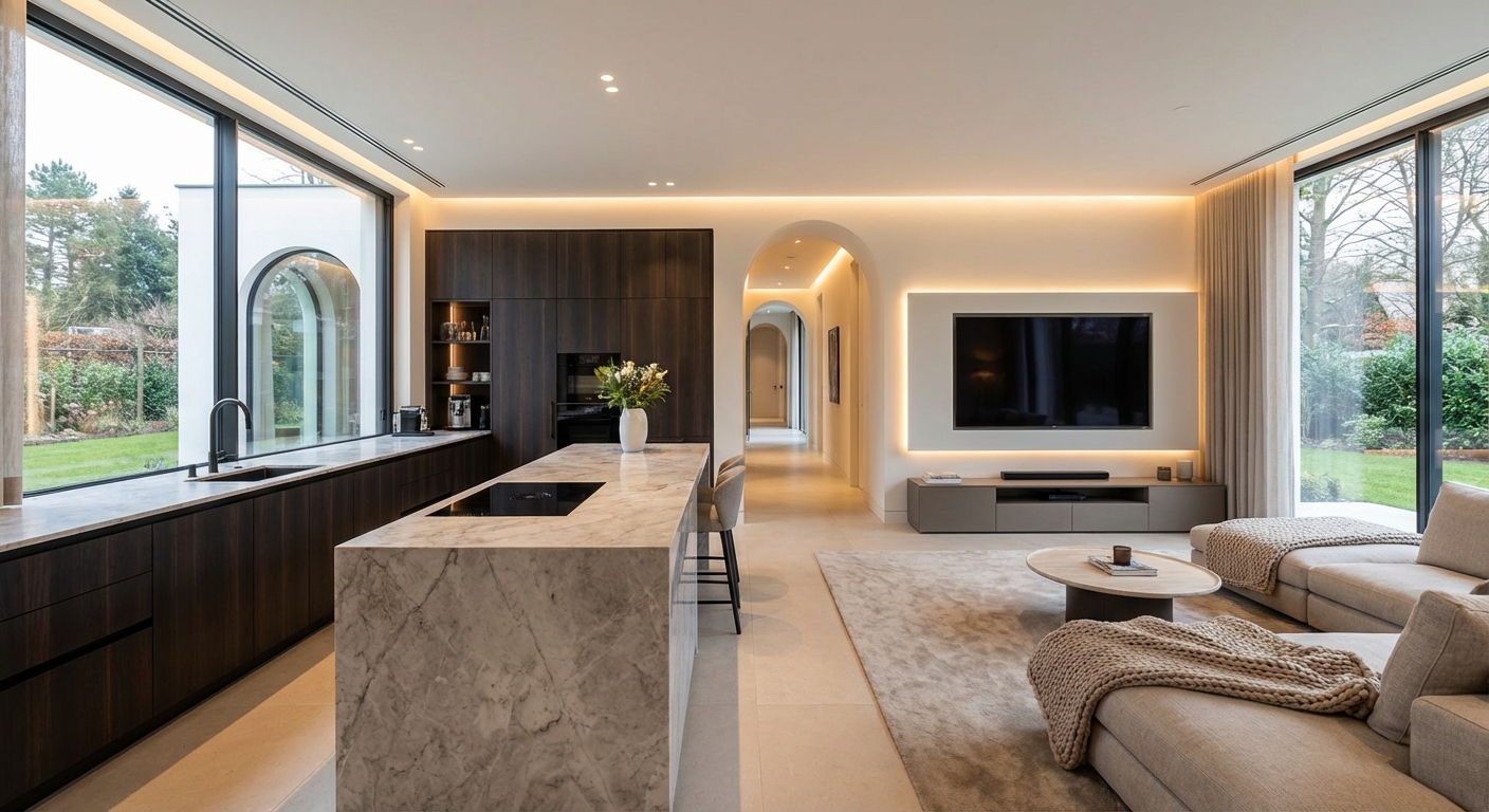 Дизайн кухни в стиле Минимализм — фото интерьера от нейросети RoomGPT