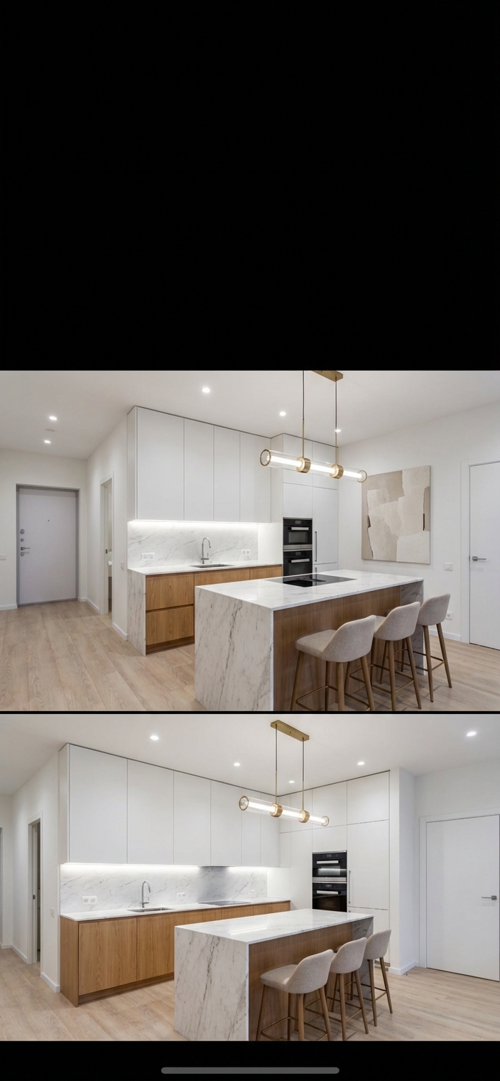 Дизайн кухни в стиле Минимализм — фото интерьера от нейросети RoomGPT