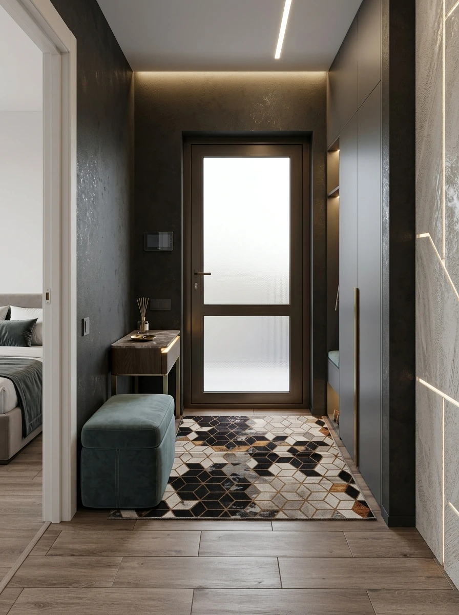 Дизайн прихожей в стиле Контемпорари — фото интерьера от нейросети RoomGPT