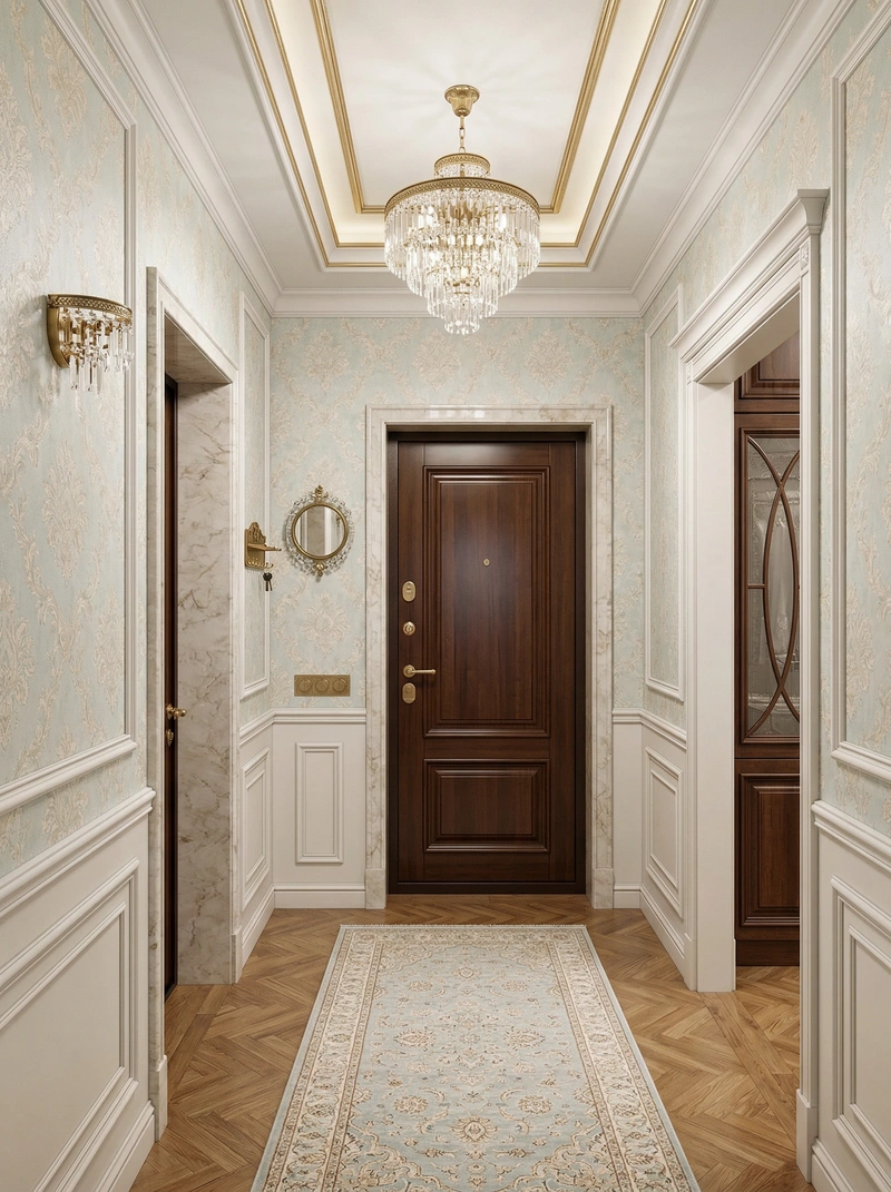 Дизайн интерьера в стиле Неоклассика — Прихожая от нейросети RoomGPT