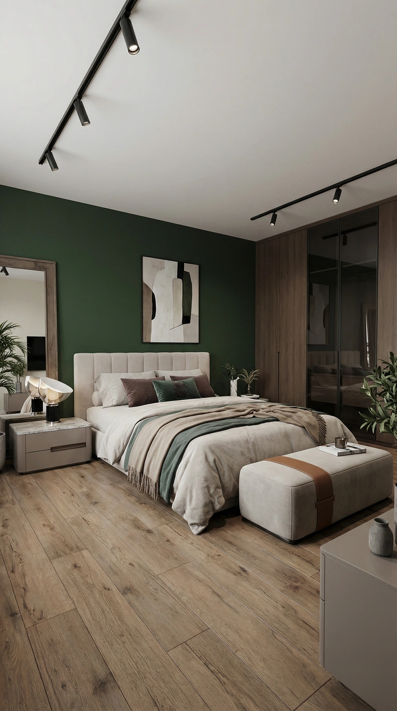 Дизайн спальни в стиле Минимализм — фото интерьера от нейросети RoomGPT