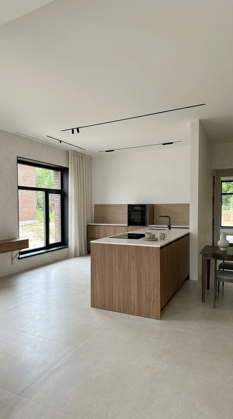Дизайн кухни в стиле Минимализм — фото интерьера от нейросети RoomGPT