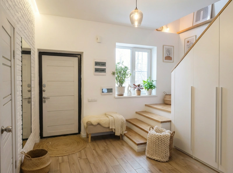 Дизайн интерьера в стиле Хюгге — Прихожая от нейросети RoomGPT