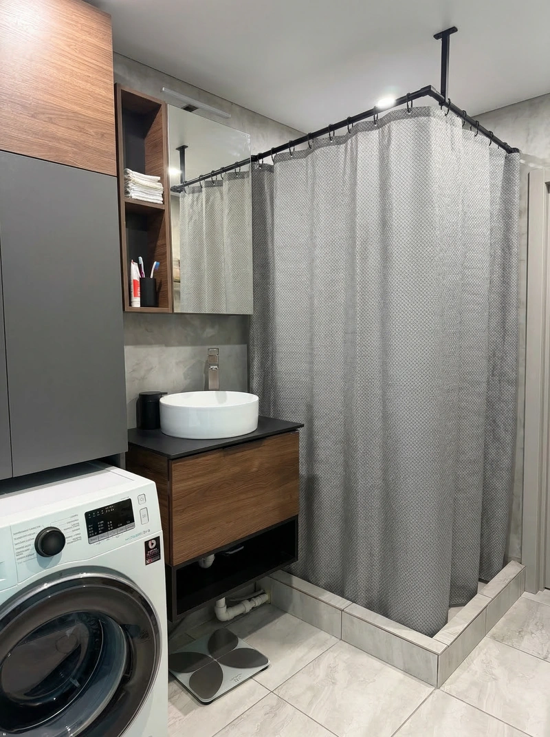 Дизайн ванной в стиле Без стиля — фото интерьера от нейросети RoomGPT