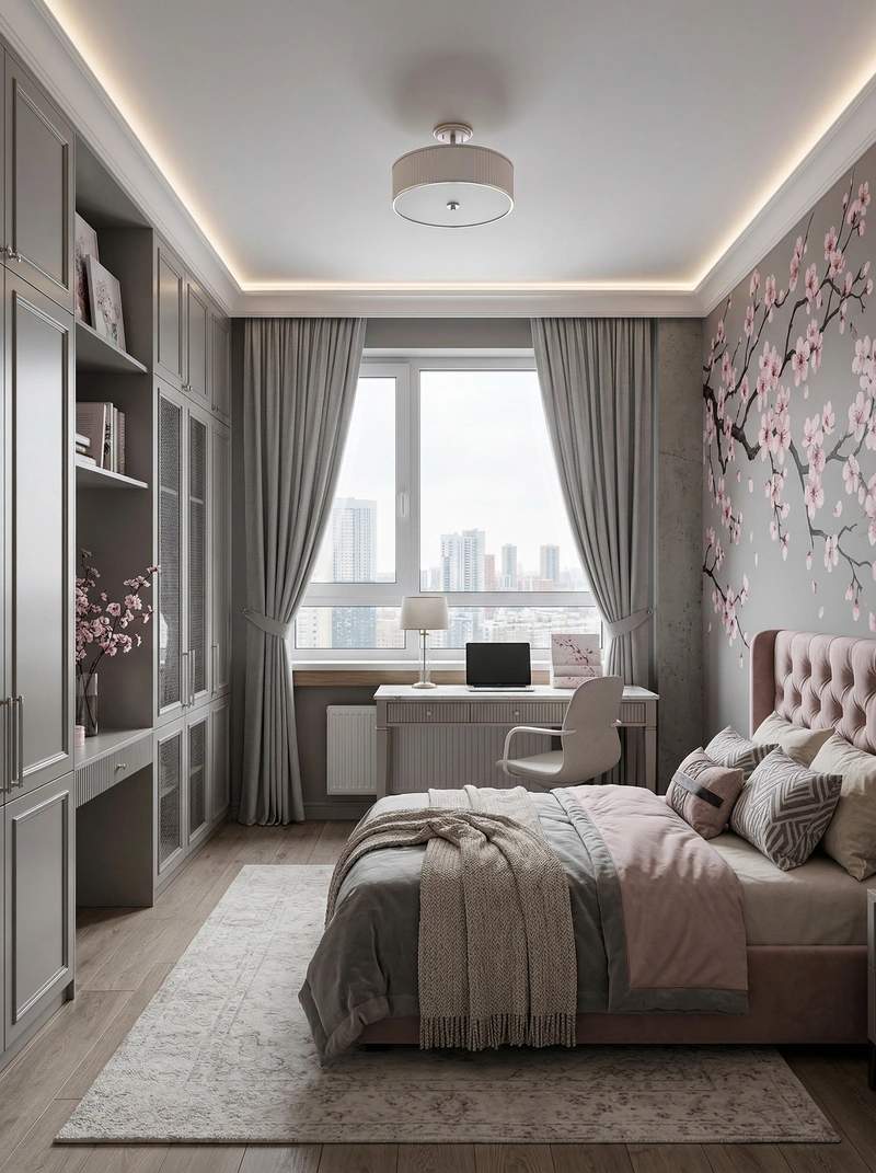 Дизайн детской в стиле Классика — фото интерьера от нейросети RoomGPT