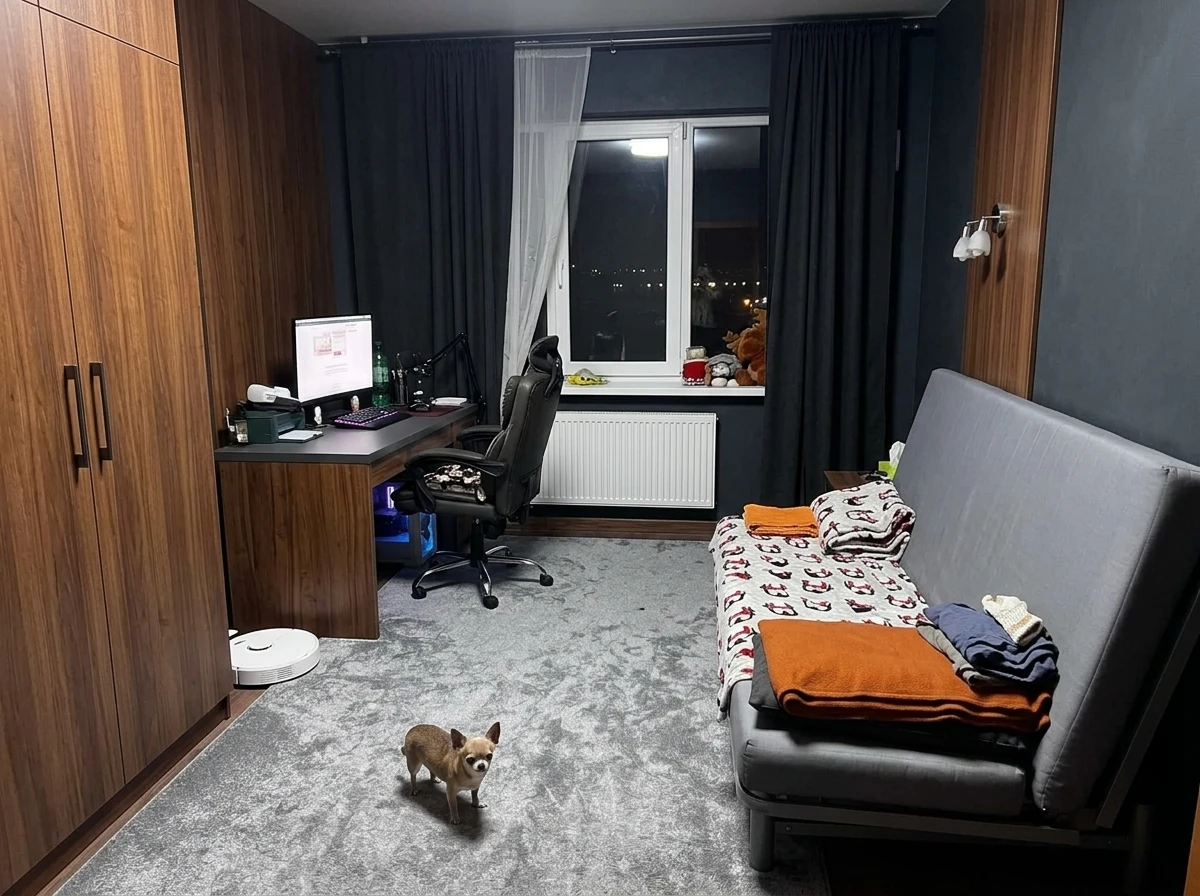 Дизайн кабинета в стиле Без стиля — фото интерьера от нейросети RoomGPT