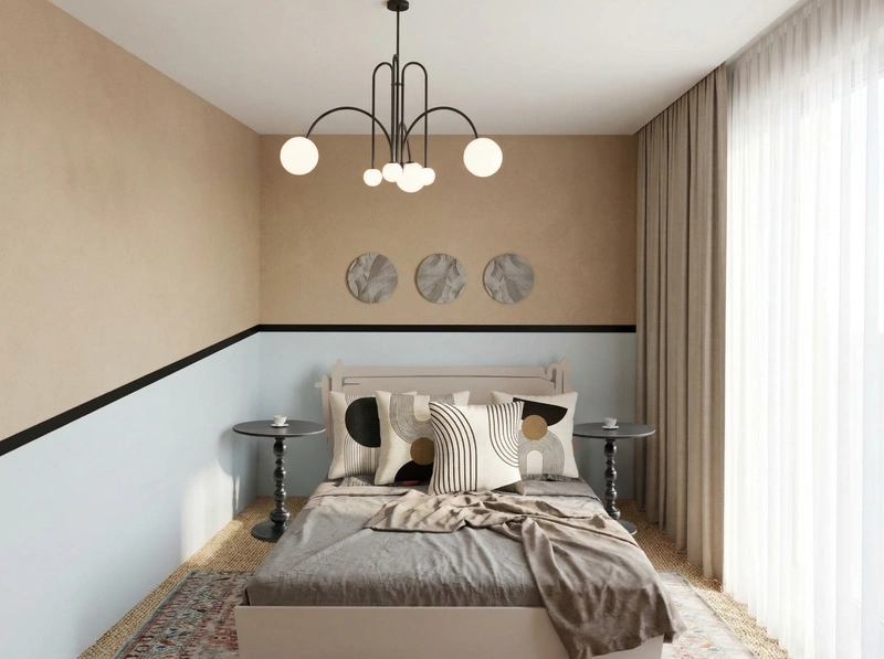 Дизайн спальни в стиле Минимализм — фото интерьера от нейросети RoomGPT