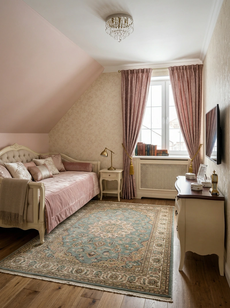 Дизайн интерьера в стиле Классика — Спальня от нейросети RoomGPT