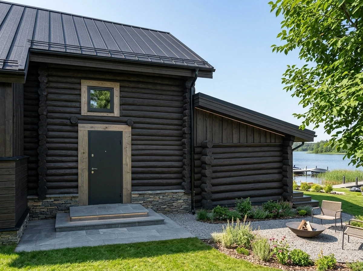 Дизайн фасада в стиле Шале — Фасад от нейросети RoomGPT