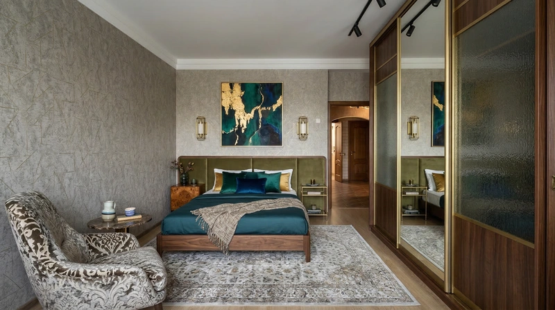 Дизайн гостиной в стиле Эклектика — фото интерьера от нейросети RoomGPT