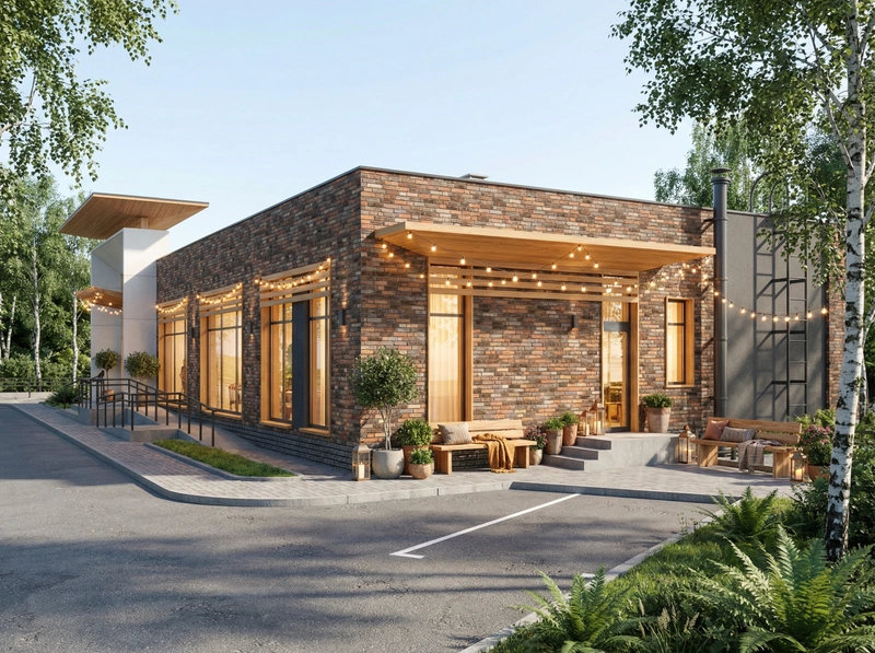 Дизайн интерьера в стиле Хюгге — Фасад от нейросети RoomGPT