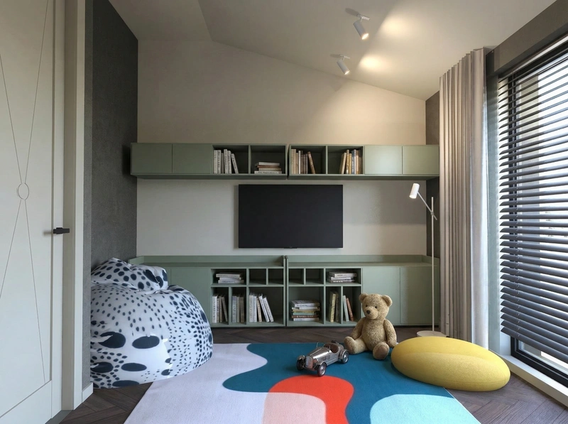 Дизайн детской в стиле Без стиля — фото интерьера от нейросети RoomGPT