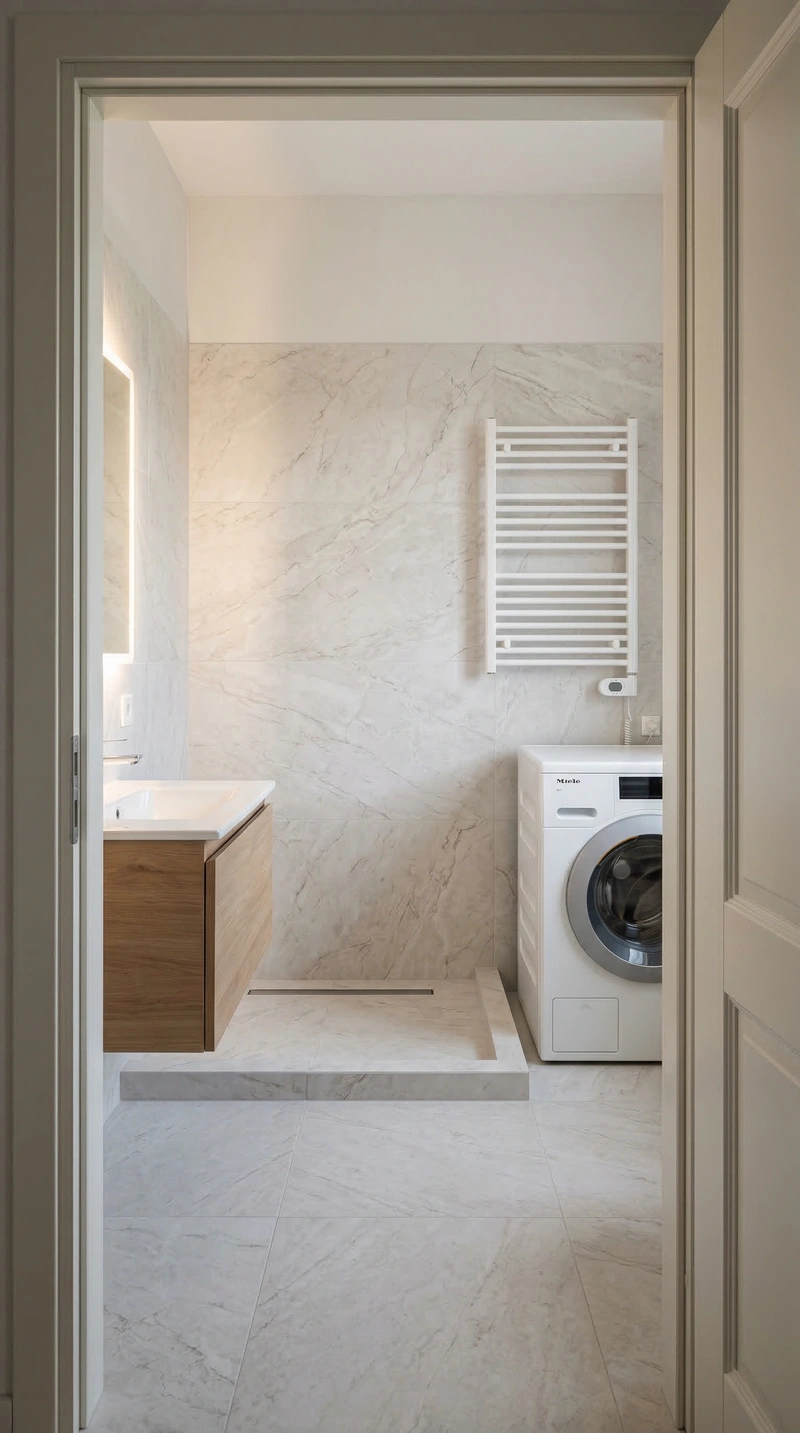 Дизайн ванной в стиле Без стиля — фото интерьера от нейросети RoomGPT