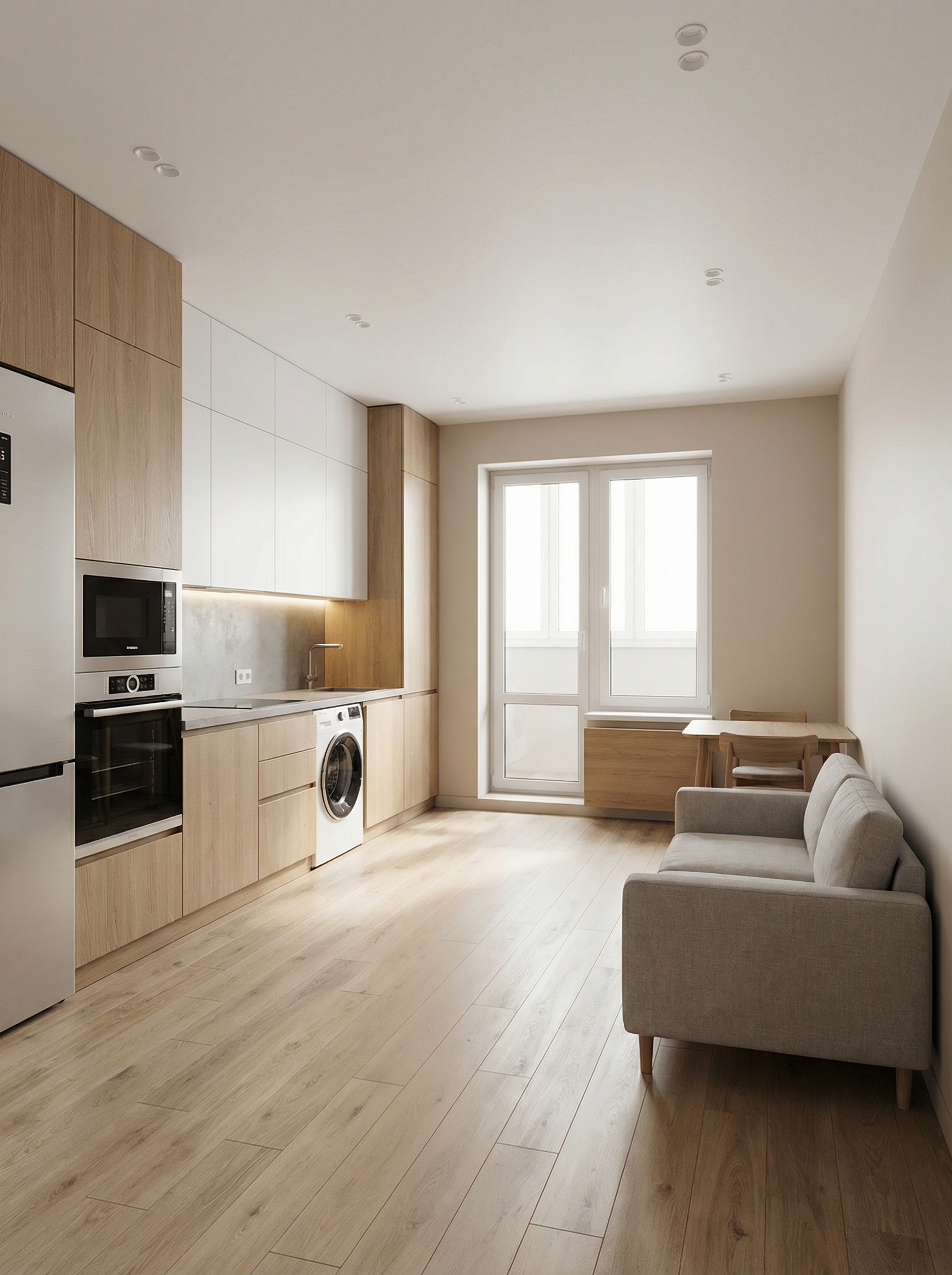 Дизайн кухни в стиле Минимализм — фото интерьера от нейросети RoomGPT