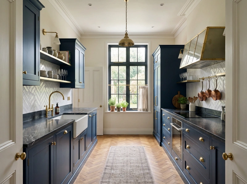 Дизайн интерьера в стиле Классика — Кухня от нейросети RoomGPT