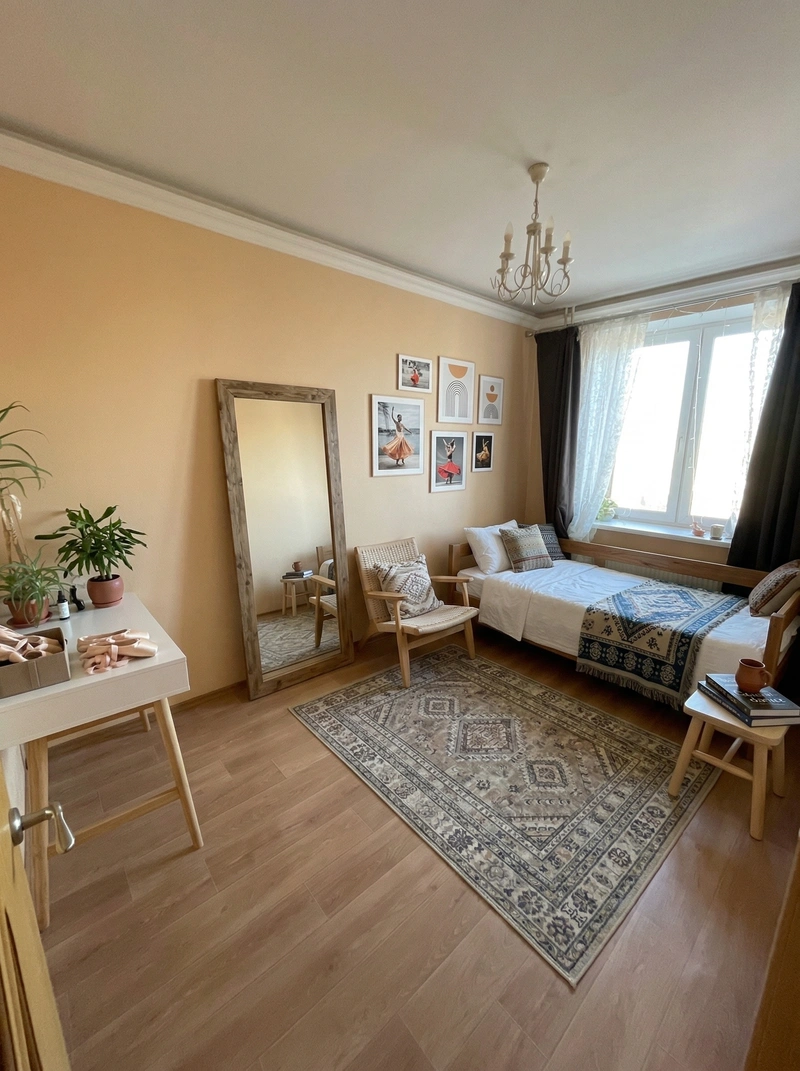 Дизайн гостиной в стиле Без стиля — фото интерьера от нейросети RoomGPT