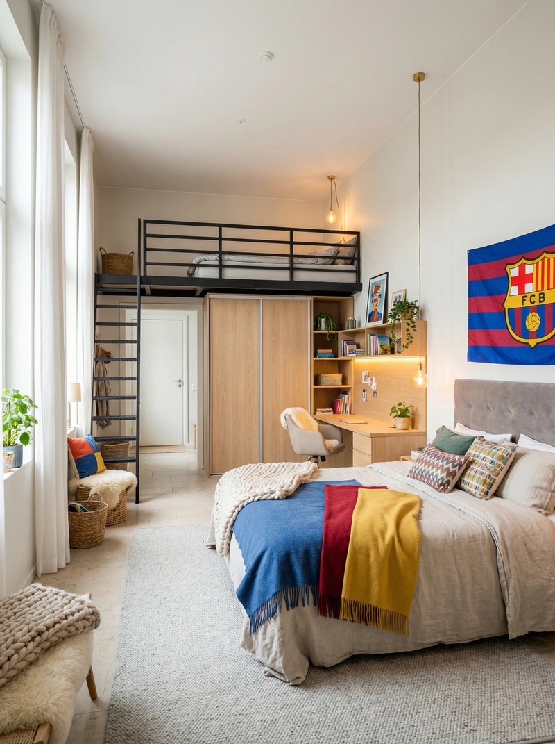 Дизайн интерьера в стиле Хюгге — Гостиная от нейросети RoomGPT