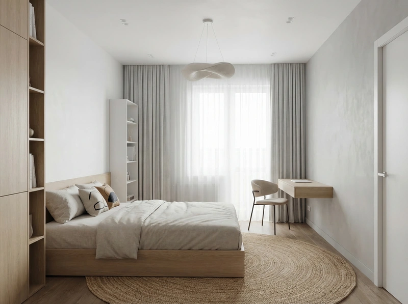 Дизайн детской в стиле Минимализм — фото интерьера от нейросети RoomGPT