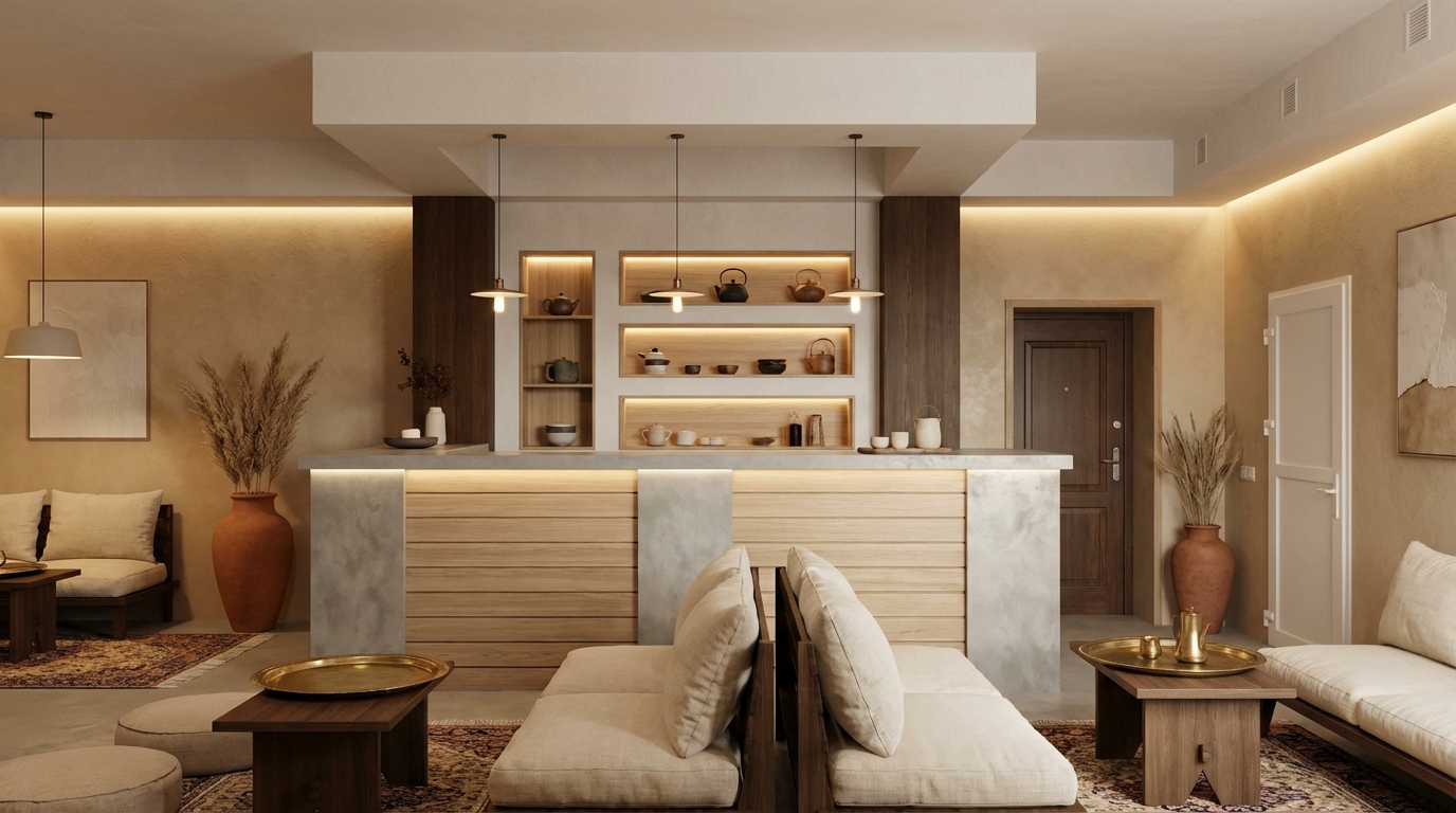 Дизайн гостиной в стиле Минимализм — фото интерьера от нейросети RoomGPT