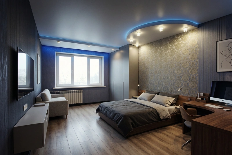 Дизайн интерьера в стиле Минимализм — Гостиная от нейросети RoomGPT