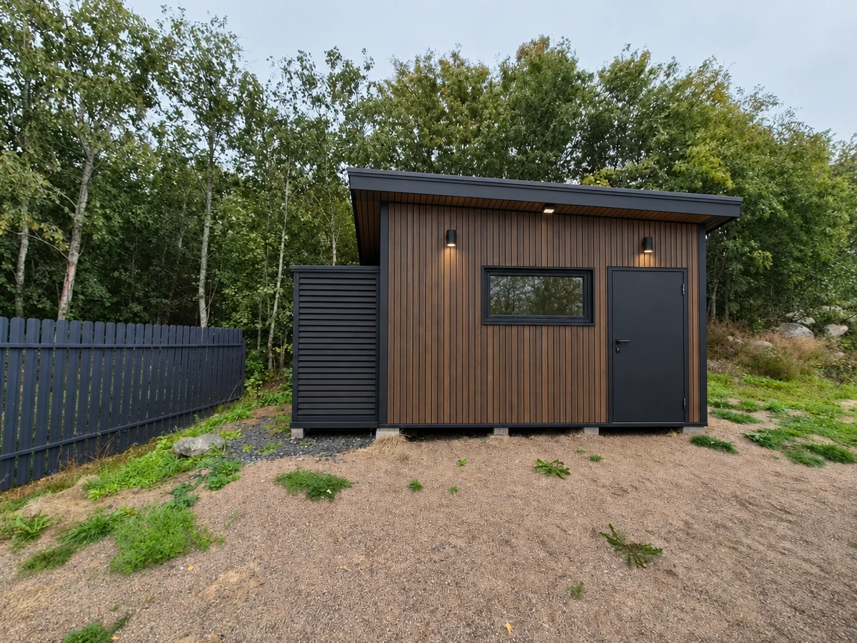 Дизайн фасада в стиле Минимализм — Фасад от нейросети RoomGPT