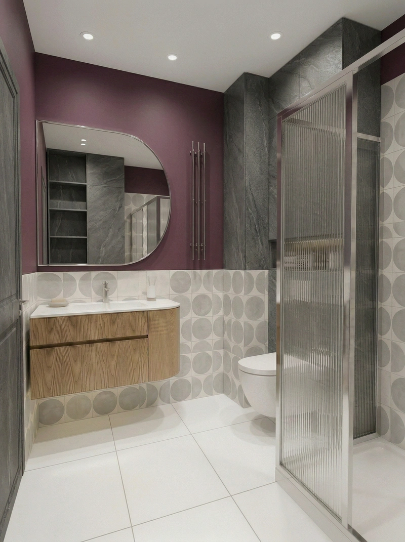 Дизайн ванной в стиле Без стиля — фото интерьера от нейросети RoomGPT