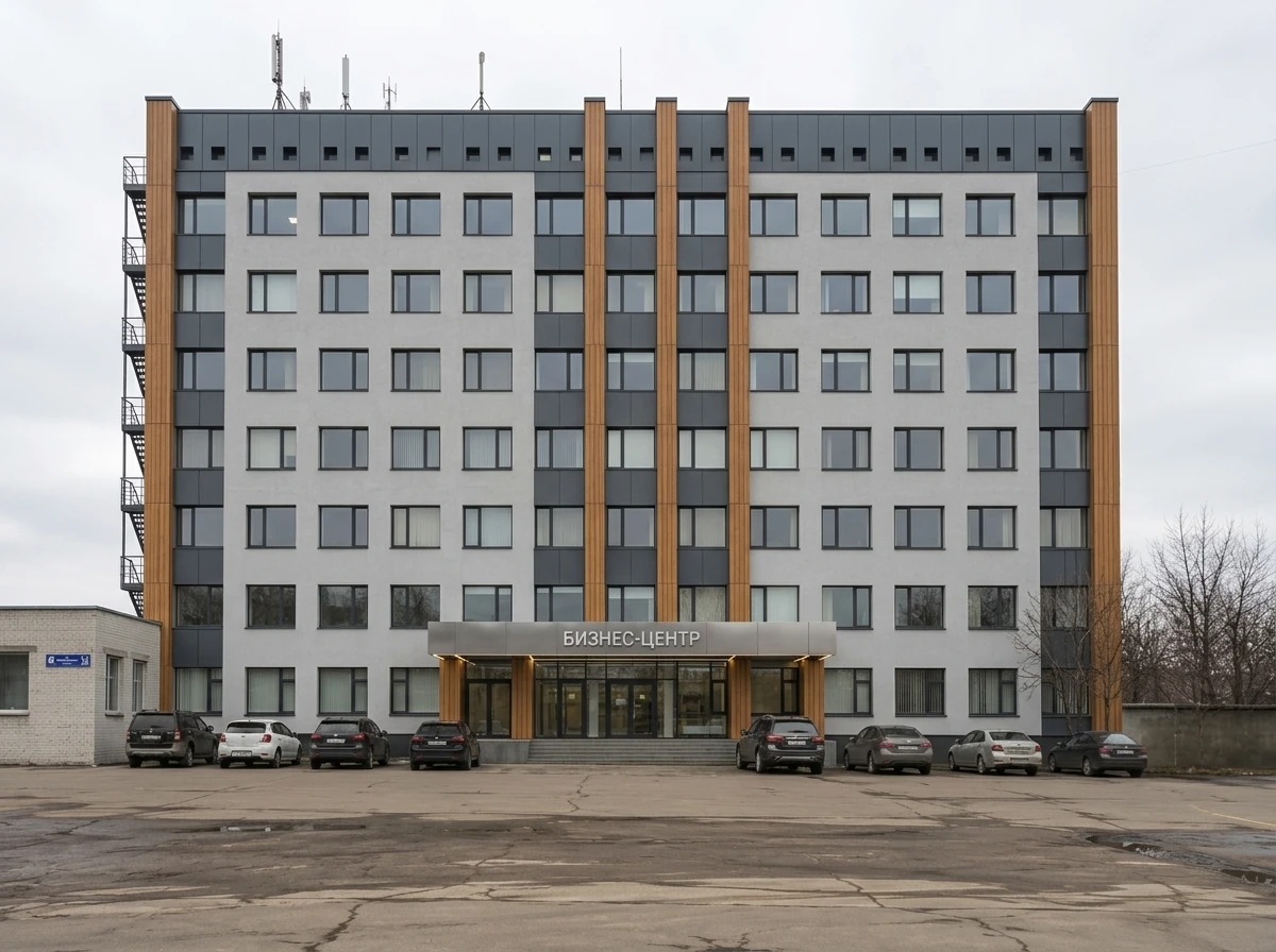 Дизайн фасада в стиле Контемпорари — фото от нейросети RoomGPT