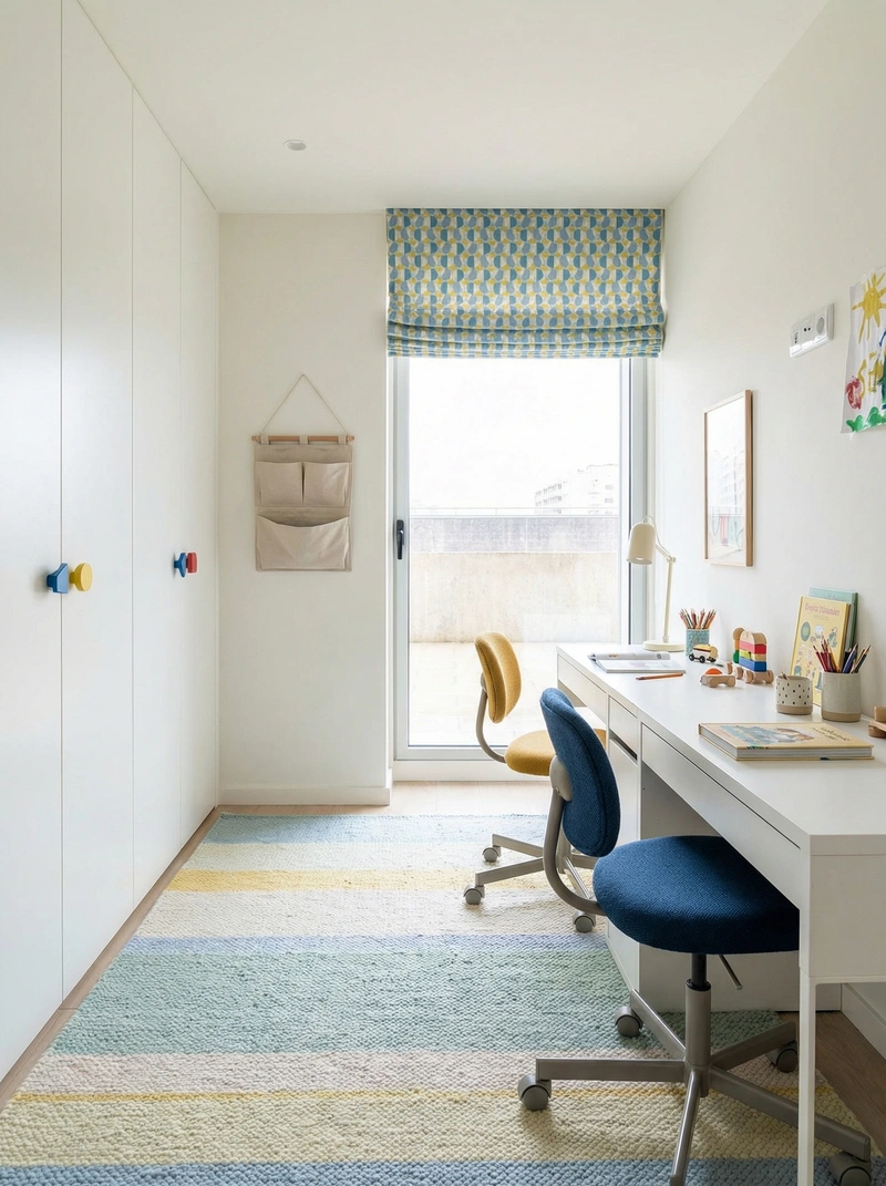 Дизайн интерьера в стиле Сканди — Детская от нейросети RoomGPT