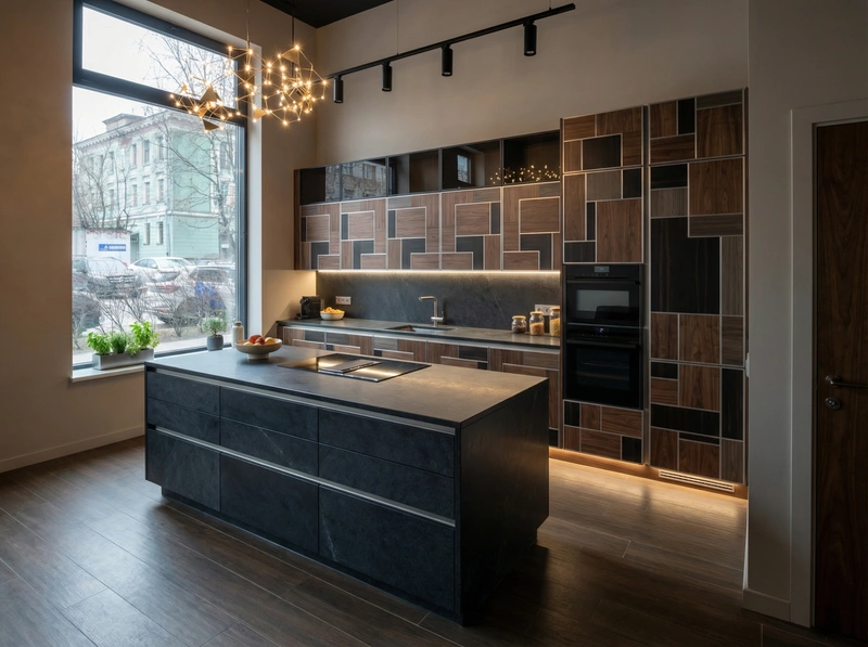 Дизайн кухни в стиле Минимализм — фото интерьера от нейросети RoomGPT