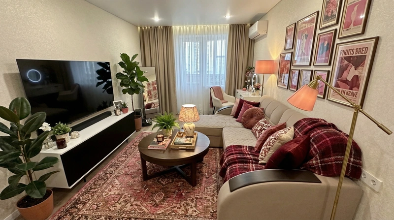 Дизайн интерьера в стиле Классика — Гостиная от нейросети RoomGPT