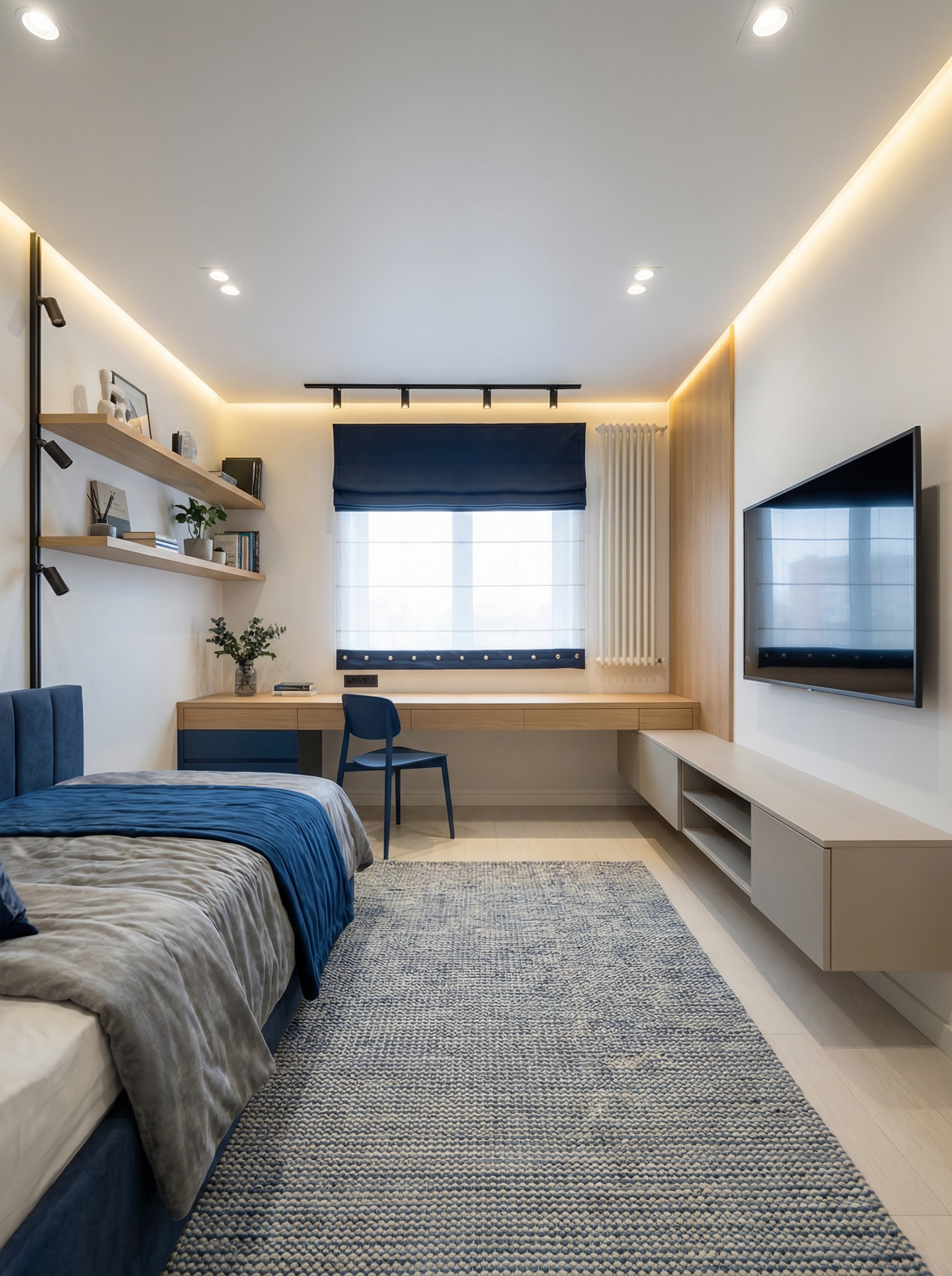 Дизайн детской в стиле Минимализм — фото интерьера от нейросети RoomGPT