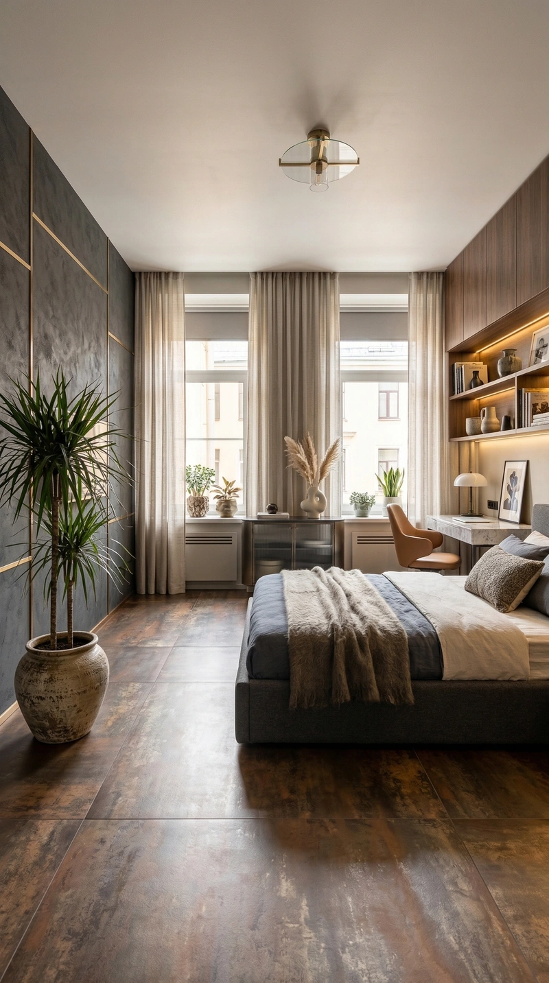 Дизайн гостиной в стиле Контемпорари — фото интерьера от нейросети RoomGPT